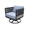 International Concepts Outdoor Patio Swivel Rocking Dining Chair with Cushion ODC-201SW - alternate 1